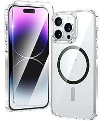 FNTCASE for iPhone 14 Pro-Max Case: Clear