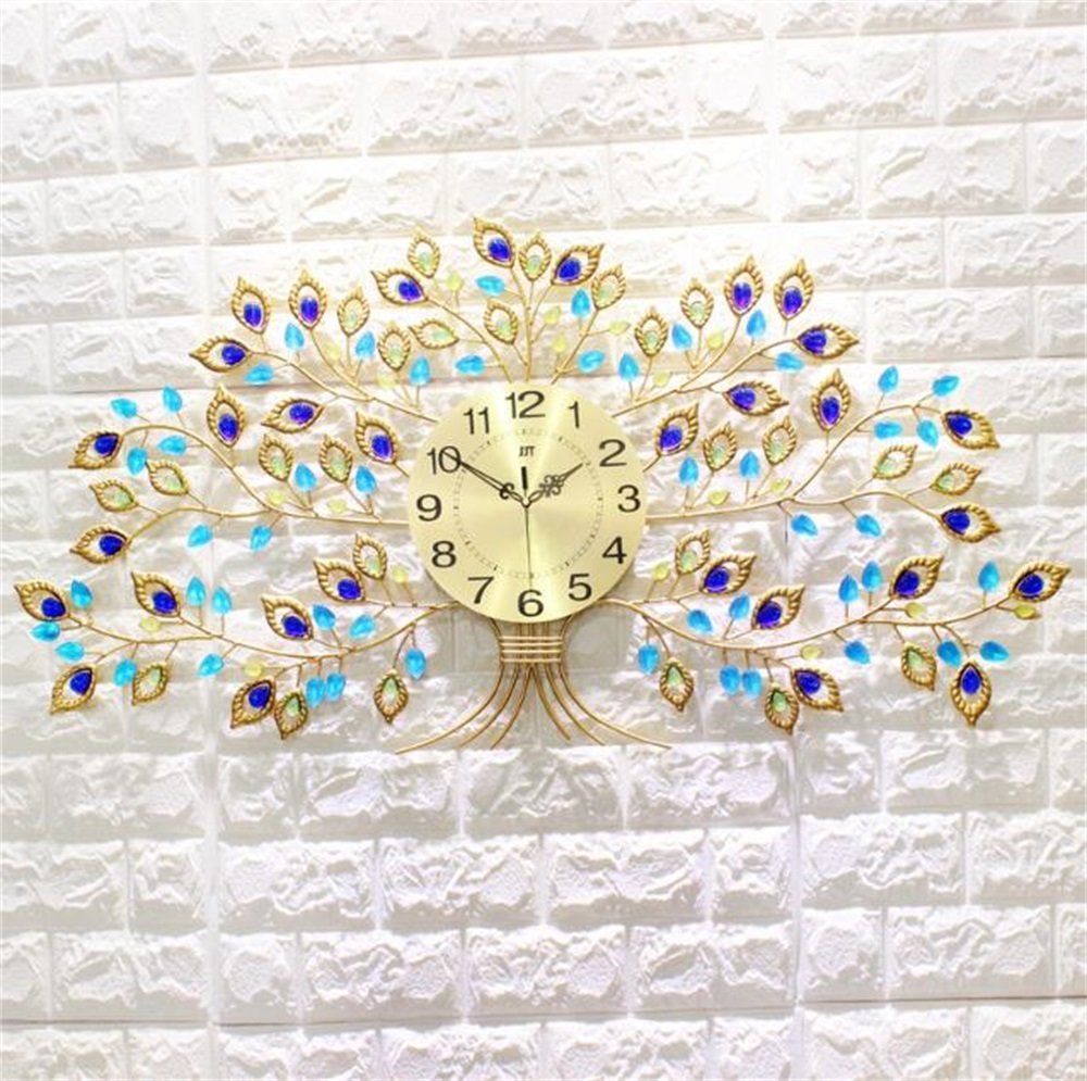 売れ筋 クォーツ時計の壁時計モダンなシンプルなリビングルームのベッドルームファッションヨーロッパスタイルのウォールクロック B07d37bylr Hermescolleges Ca