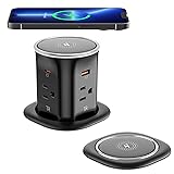 Pop Up Outlet for Countertop 3.15-inch Desk Wire