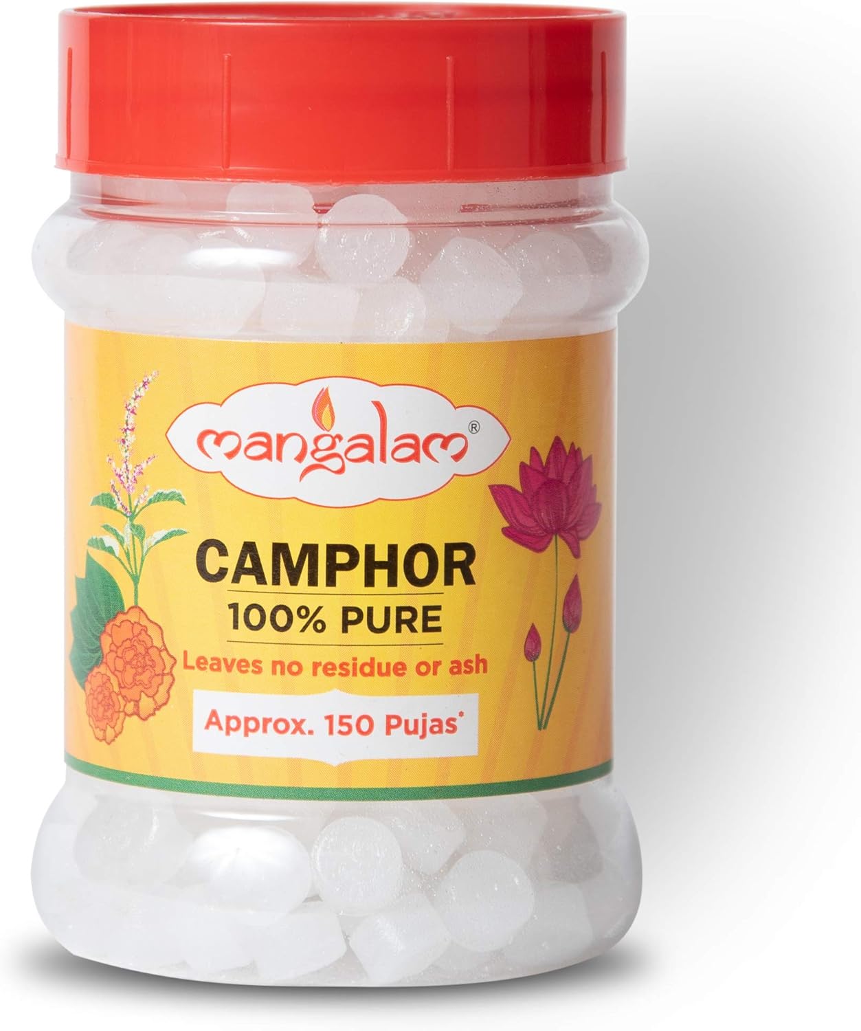 Mangalam Camphor Tablet Jar (Camphor Tablet Jar, 100 gm X Pack of 1) Amazon.in Health