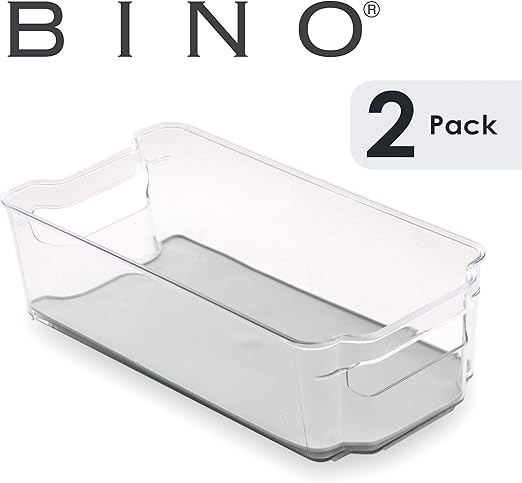 Amazon Com Bino Stackable Plastic Organizer Storage Bins Medium