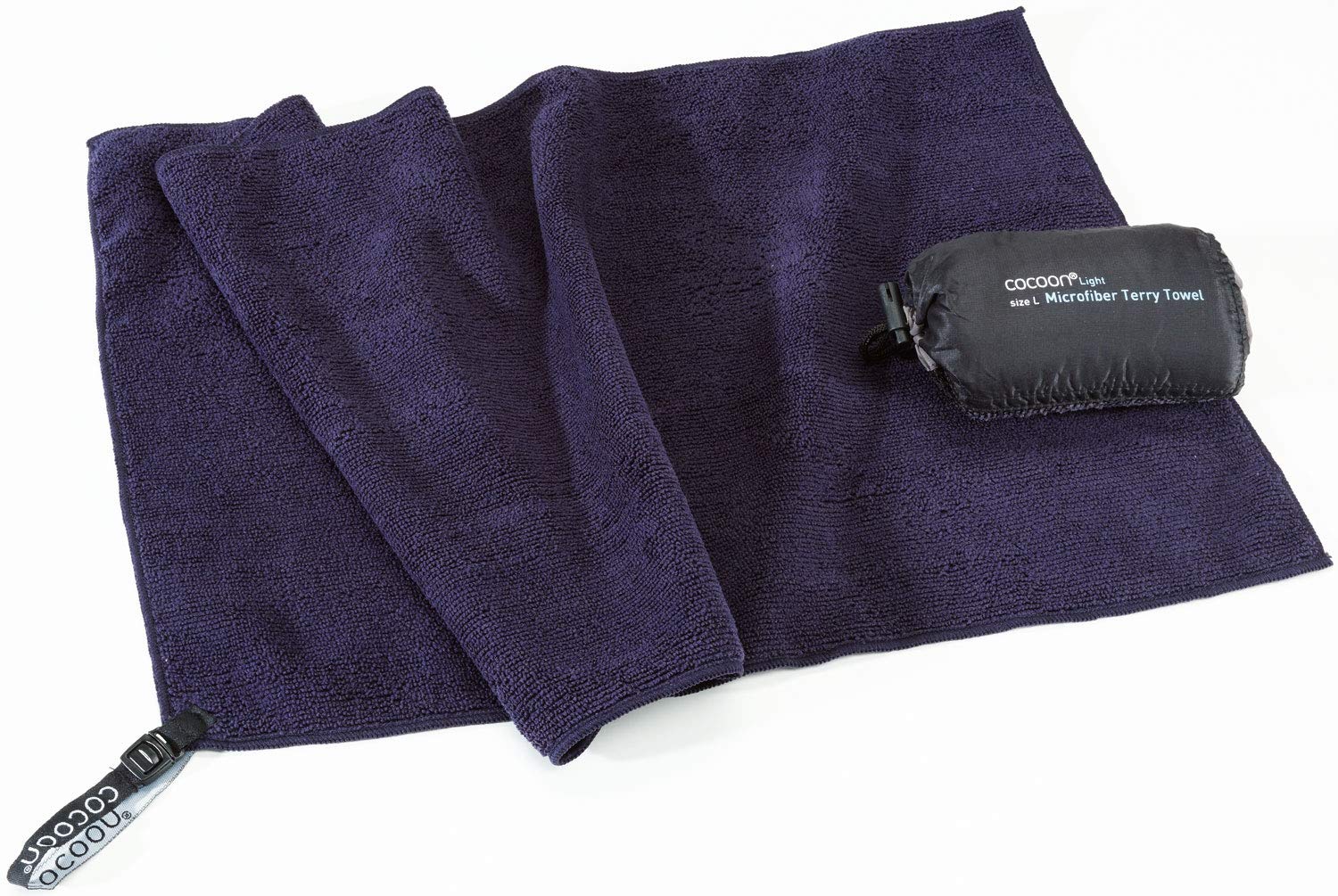Cocoon Terry Towel Light, microfiber, L, grey 2022