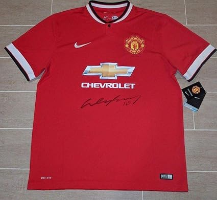 wayne rooney signed jersey
