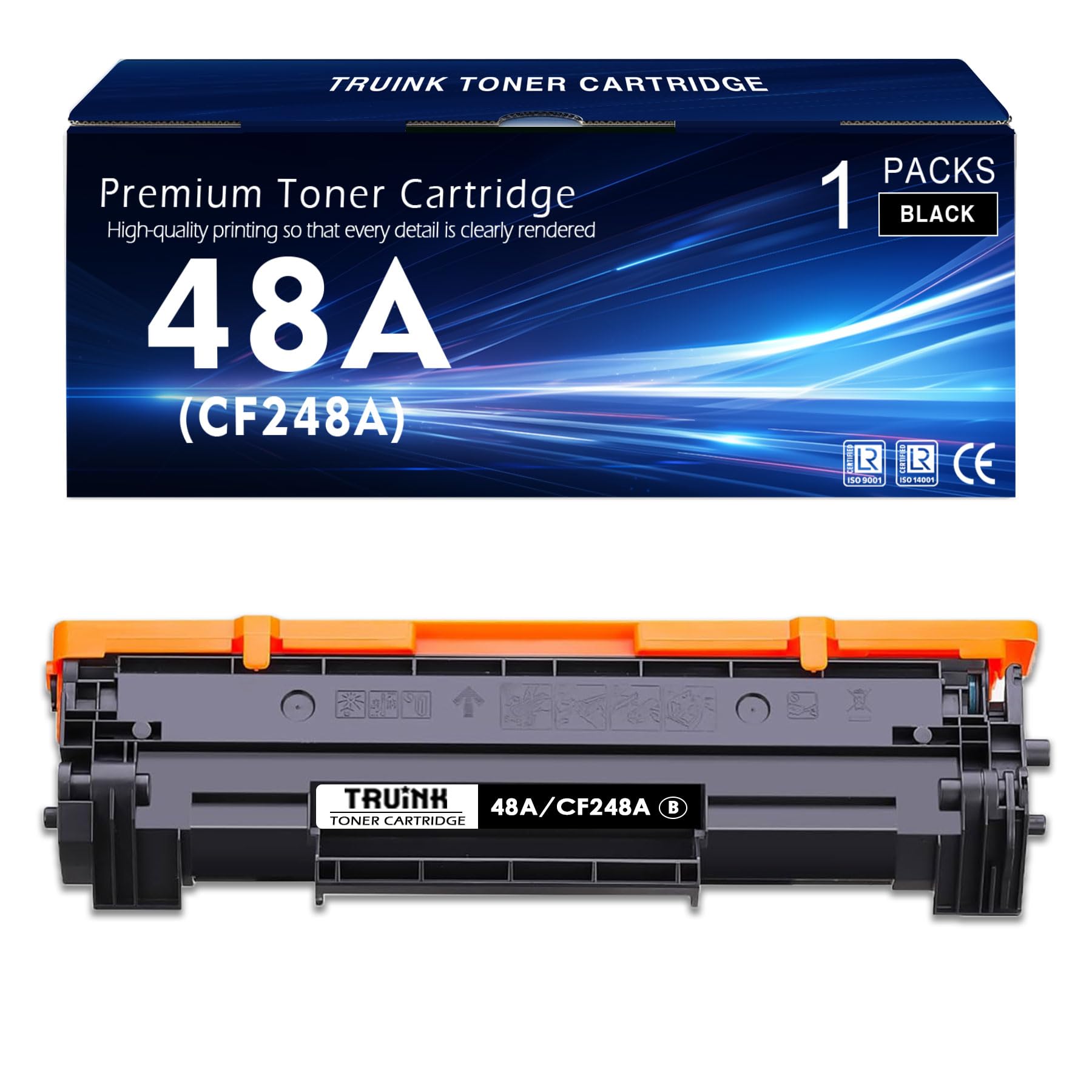 48A Toner Cartridge 1-Pack Replacement for HP 48A