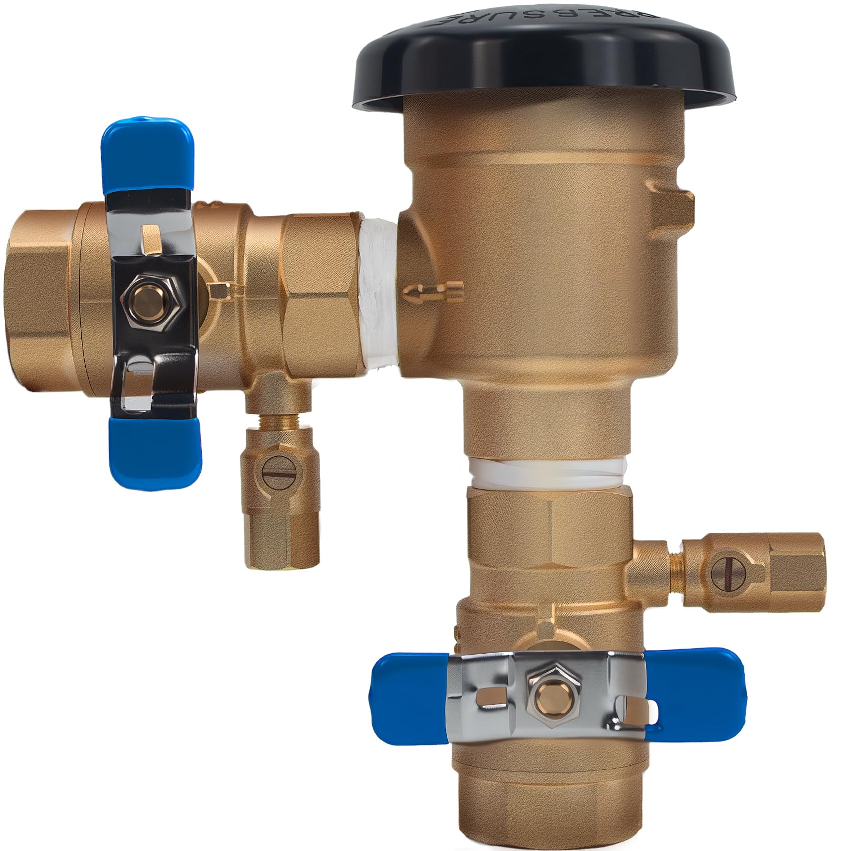 Photo 1 of 1" 720A Pressure Vacuum Breaker for Zurn Wilkins, 1-720A Thickened Backflow Preventer Valve, Irrigation Backflow Preventer for qSystem, with High-Compatibility Threaded Ball Valve, MAX 400PS