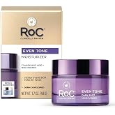 RoC Niacinamide Even Tone + Lift Anti Aging Night Cream, Face Moisturizer | For Dark Spots &amp; Discoloration, 1.7 oz non-comedogenic, cream for face and neck with hexinol, nightly use, packaging may vary