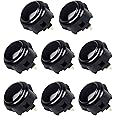 Sanwa 8 pcs OBSF-30 Original Push Button 30mm - for Arcade Jamma Video Game & Arcade Joystick Games Console (Black) S@NWA