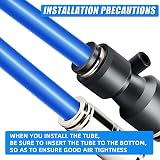 ERGAOBOY 12mm OD 8mm ID PU Air Hose 10M with Pneumatic Connector Kit Blue view 5