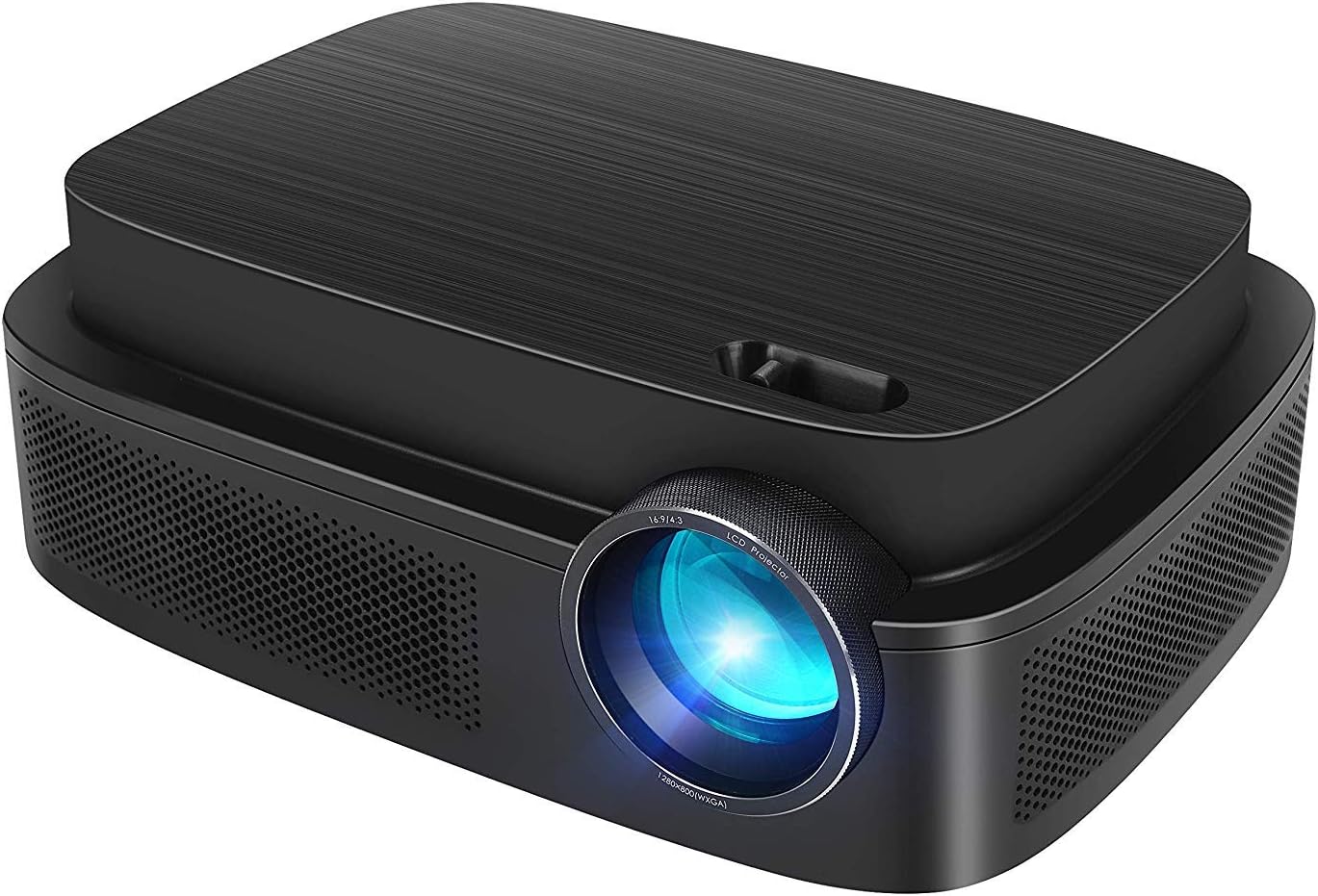 SEXTT Home Projector,Full HD 12000 Lumens Video Projector for Android, 1080P Wifi Connection for Home Entertainment, Parties And Games