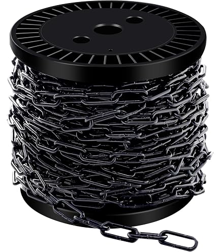 RCH Hardware CH S50 16 AC 164 Steel Basket Chain, Antique Copper  164 Steel Basket Chain Antique Copper 164 Foot Reel U15 Antique Copper