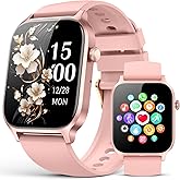 Smart Watches for Women Men, Fitness Tracker Watch with 110 Sports Modes, Step Counter/Sleep Monitor/Pedometer, IP68 Waterproof, Bluetooth Call & Music Control Smartwatch for iPhone/Android