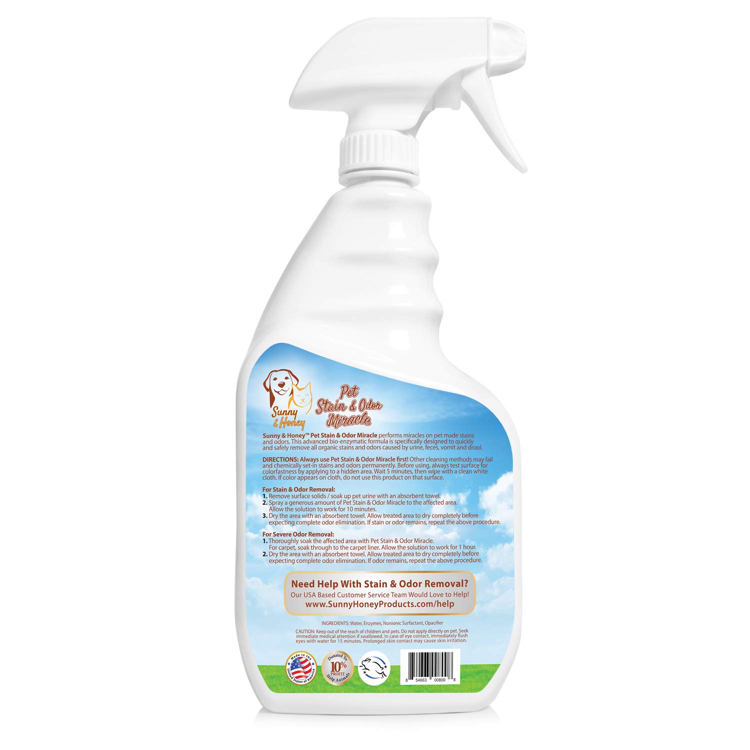 sunny & honey enzyme cleaner