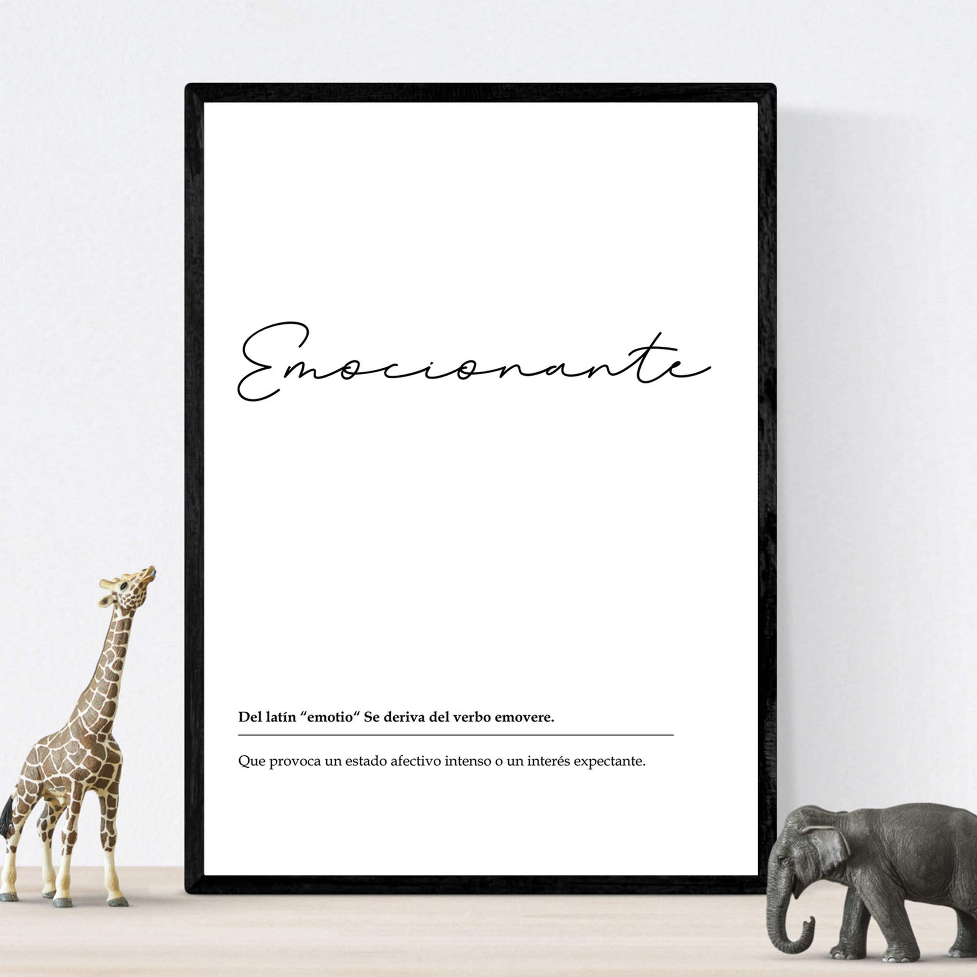 Nacnic Thrilling Word Nordicas sheet sheet black and white. Poster 250 gr inks Size A4 Unframed