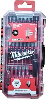 Milwaukee Shockwave Bit Set 38-Piece New Box Variety Pack view 3