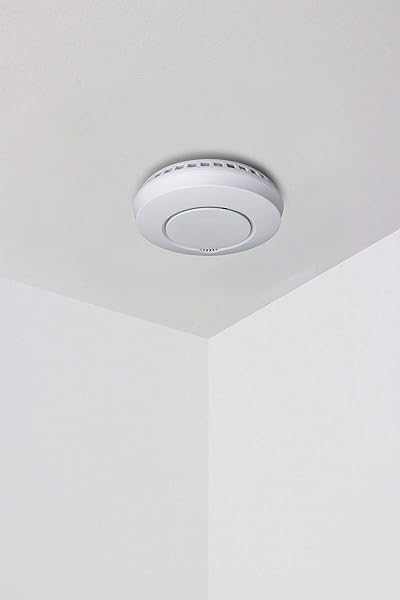 SEBSON Funk Rauchmelder austauschbare Batterien vernetzbar GS412 DIN EN 14604 fotoelektrischer Rauchwarnmelder Hitzemelder inkl Magnethalterung 6er Pack