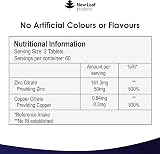 New Leaf Zinc 50mg High Strength Tablets with Copper, 120 Vegan Tablets view 6
