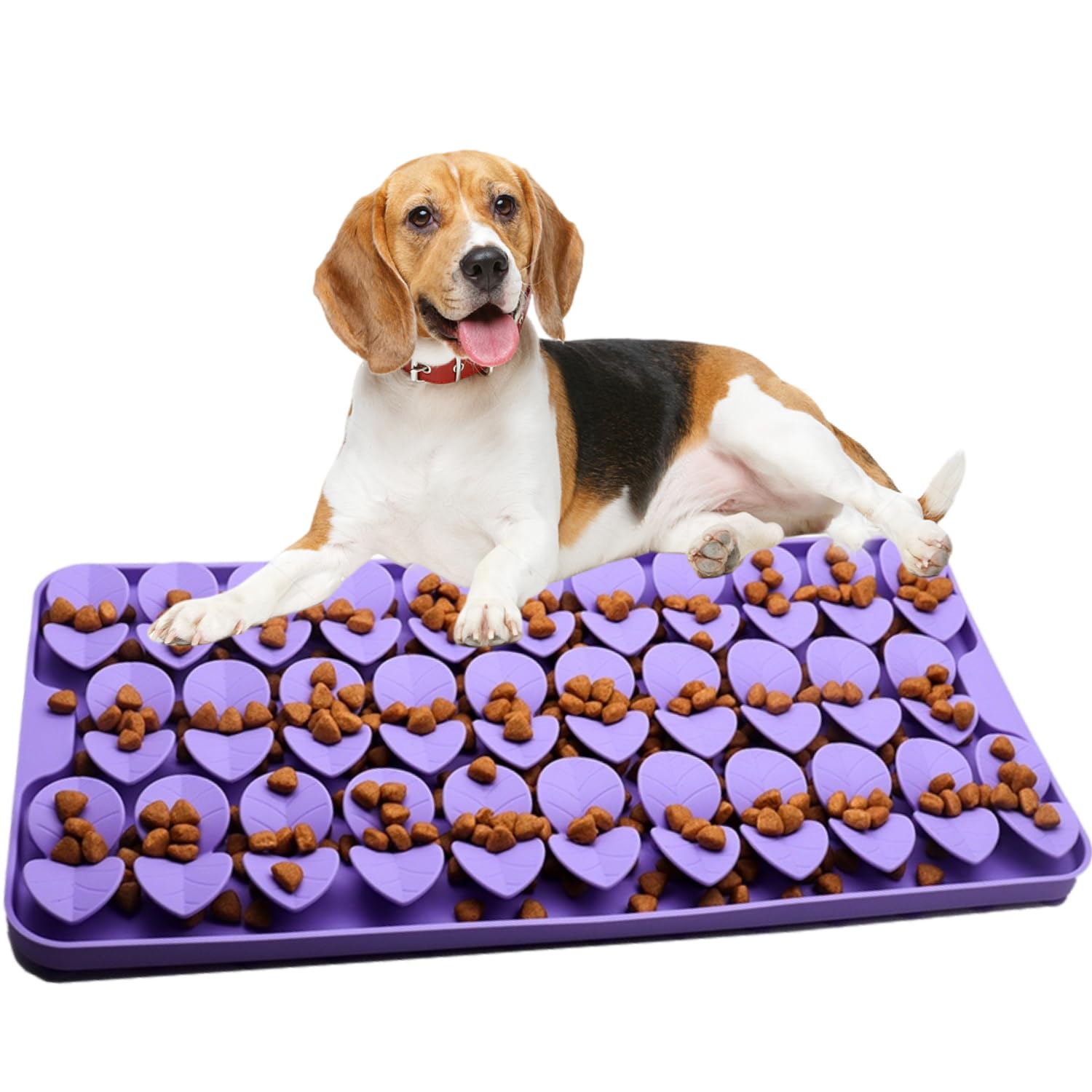 Photo 1 of Drescu Medium Silicone Snuffle Mat for Dogs, Dog Lick Mat Slow Feeder for Slow Eating,Suction Cups Snuffle Mat for Dogs Large Breed Training Smell,Encourages Natural Foraging Skill,Sniffing
