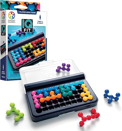 SmartGames IQ Fit Logic Puzzle Game 120 Challenges Single Player