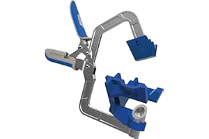 Kreg KHCCC 90 Degree Corner Clamp - Right Angle Clamp - Corner Clamp & T-Joint Clamp - Corner Clamps for Woodworking - Carpen