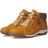 Spring Step Women's Clifton Bootie – Relife Shock Absorbing Sole with Water Resistant Synthetic Upper – Vegan Friendly, Lace Up and Zipper Closure Boot