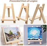 MAIXINNEW 2 Pcs Mini Easel Stand 20x15cm Wooden Tabletop Display Stands view 4