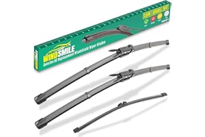 WINDSMILE 28" 28" 11" Windshield Wiper Blades Replacement for Ford Escape 2013 2014 2015 2016 2017 2018 2019 Premium All Weather Wiper Blade (3 of Set)…