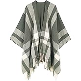 Breezy Lane Women's Shawl Wraps Warm Poncho Ruana Wrap Cardigan
