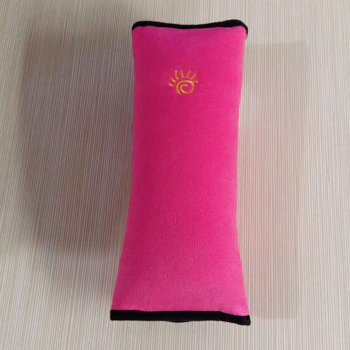 VERISA Car Seat Belt Covers Pillow Adjust Vehicle Shoulder Pads, Safety Belt Protector Cushion, Plush Soft Auto Seat Belt Strap Cover Headrest Neck Support for Kids Baby Adult Rose Red