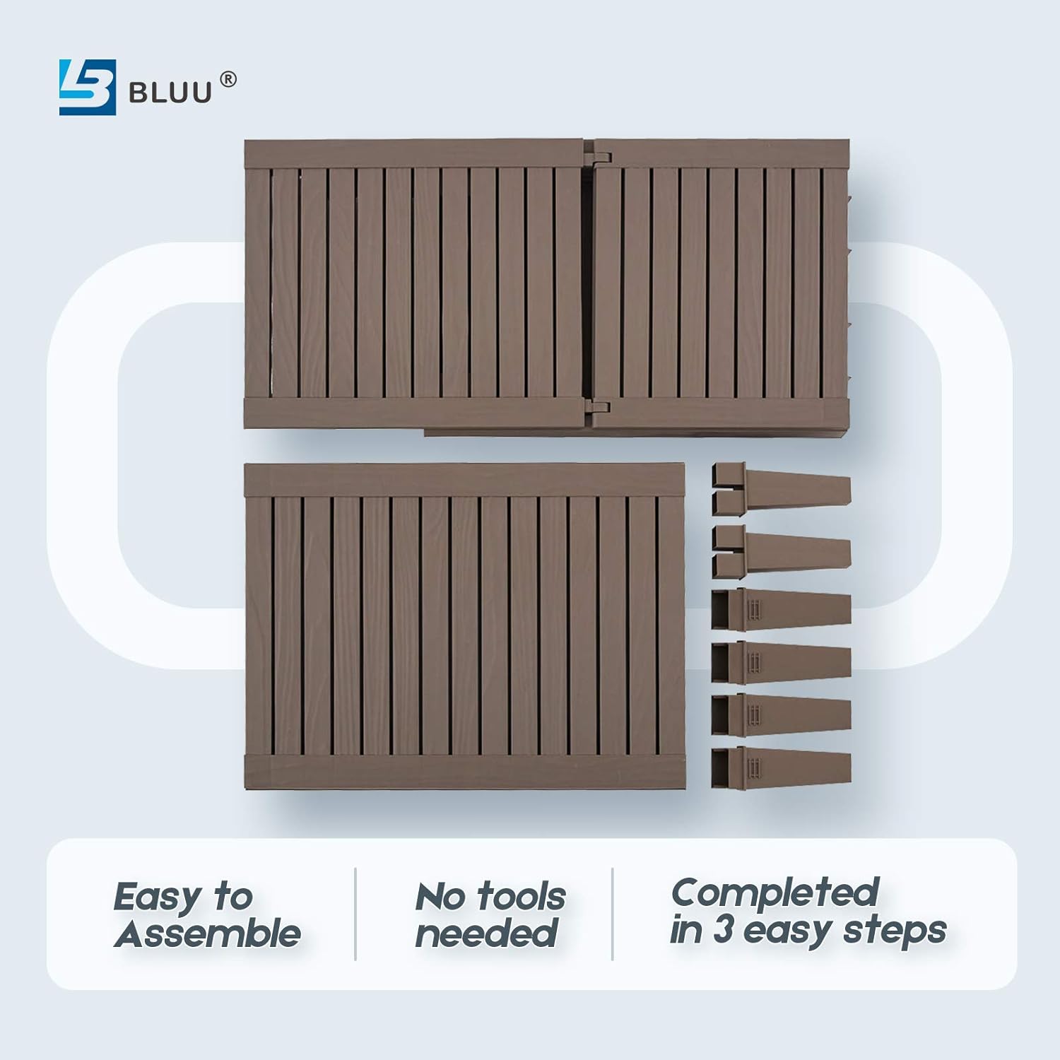 BLUU Chaise Lounge Chairs for Outdoor Patio Use | Adjustable with 5 Positions | Wood Texture Design | Waterproof | Easy to Assemble | Max Weight 330 lbs: Kitchen & Dining