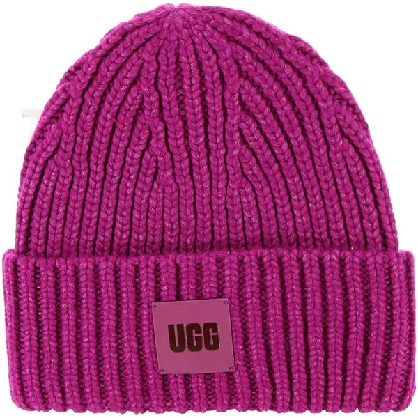 Amazon.com: UGG Women's Curly Sheepskin Cuff Hat : Clothing, Shoes
