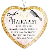 RUSATEN Hair Stylist Ornament – Hairdresser Christmas Ornament | Hairstylist Appreciation Gift + Salon Gifts for Women – Cosmetology Student Ornament – Christmas ornament 2025