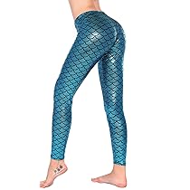 plus size fish scale leggings