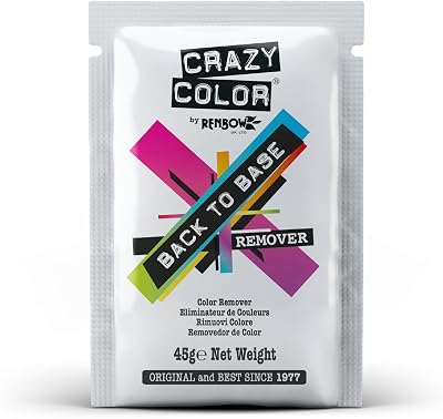 Crazy Color Back To Base Remover 45g - Vegan Cruelty Free Dye Lifter