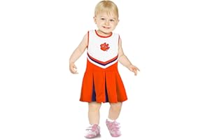 Little King NCAA Infant/Toddler Girls One Piece Team Cheer Jumper Dress Sizes 6M 12M 18M 2T 3T 4T