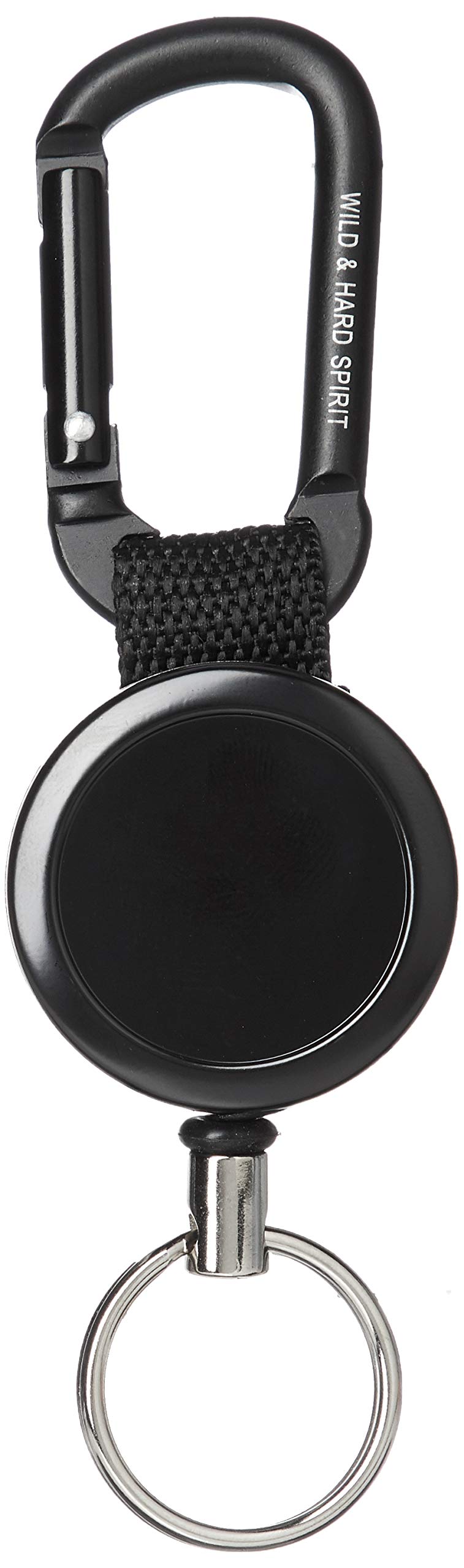 [ボウケンクラブ] キーバックリール カラビナ付 太PE 120cm KR-04 ブラック商品画像