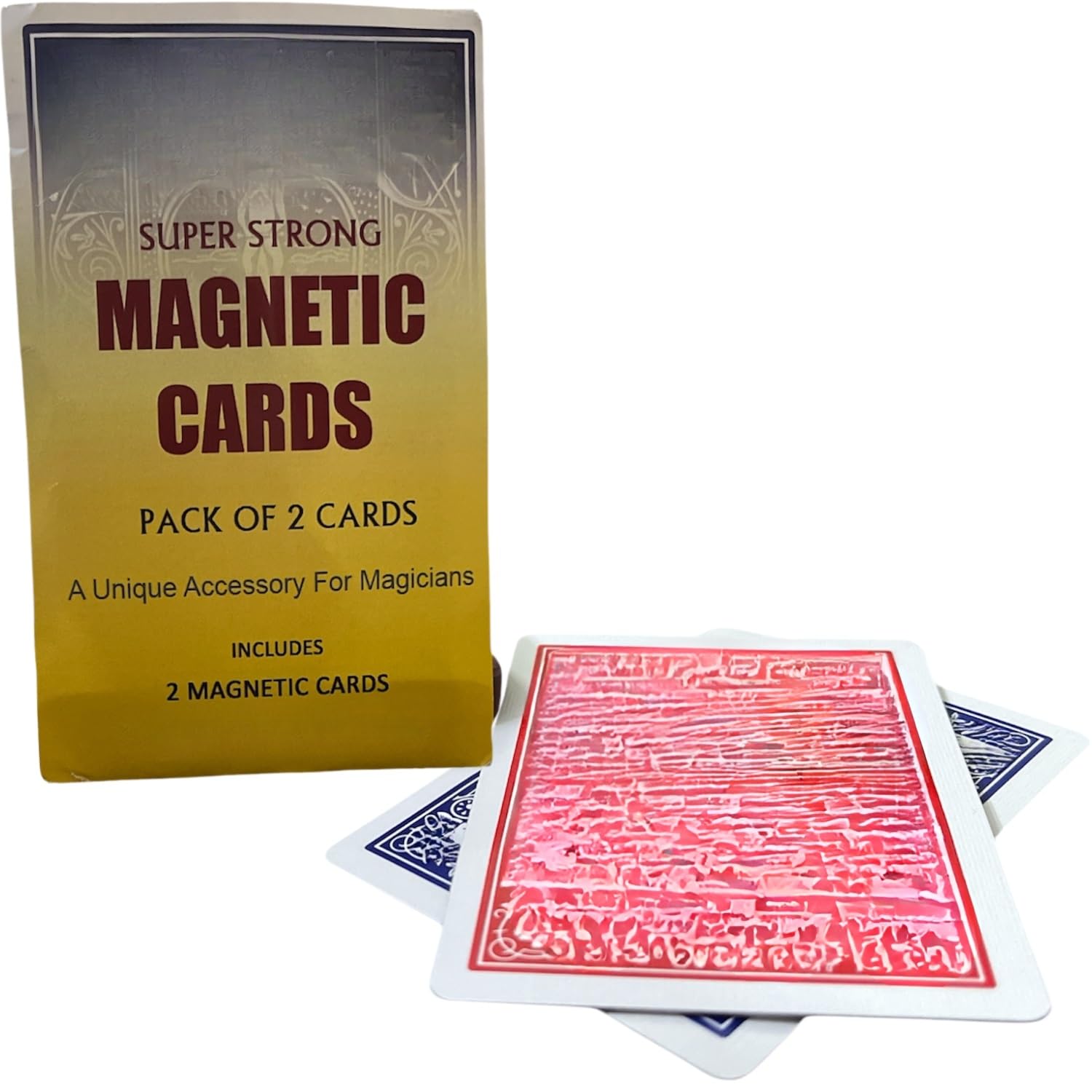 MilesMagic Magician's Magnetic Cards Gimmick | Highly Visual Classic Card Trick for Coin Penetration | Coin Matrix | Haunted Mentalism Close Up Magic Tricks