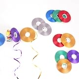 HONGCI 2 Rolls 50m Green Curling Ribbon 5mm Balloons Gift Wrap Decor view 3