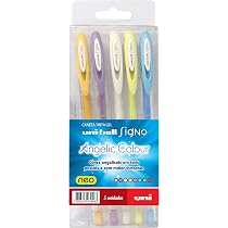 UniBall Signo Gel Rollerball Pens - Angelic Pastel Colours - UM-120AC - Set Of 3