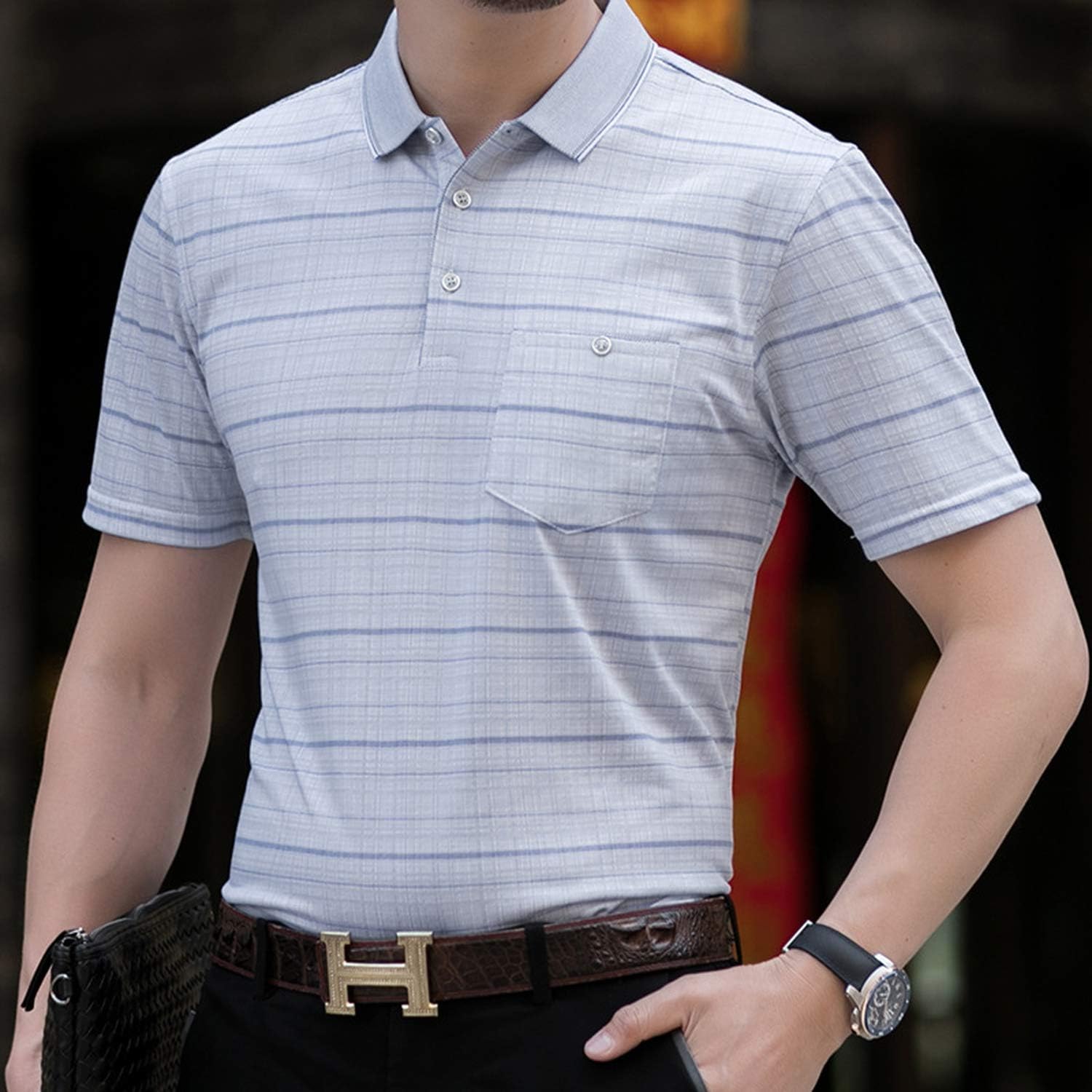 smart casual polo shirt
