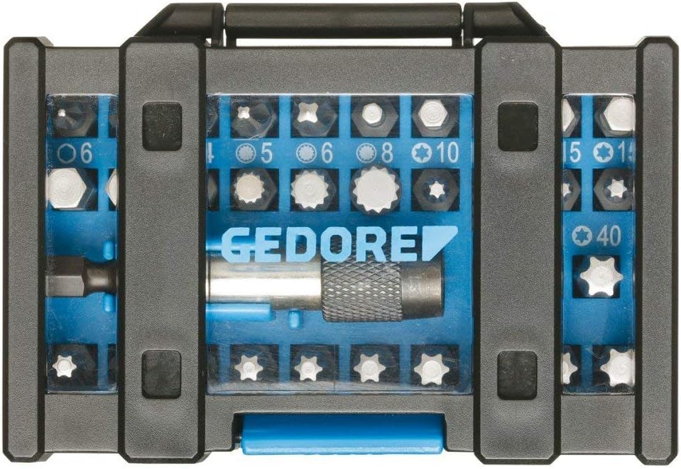 GEDORE Bit-Box Industry, 32-piece, Bit Set including bit holder and screwdriver inserts, 1/4", 6.3 mm, Professional, 666-032-J - Image 5