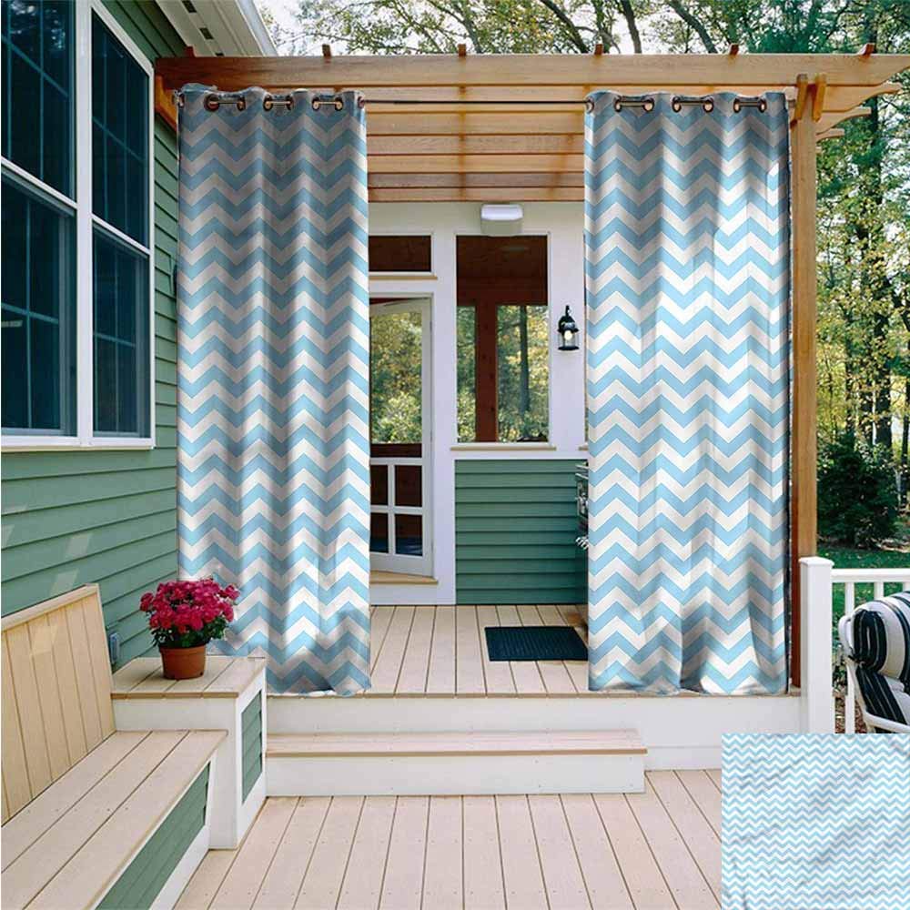 Amazon Com Beihai1sun Outdoor Window Curtains Chevron Sea