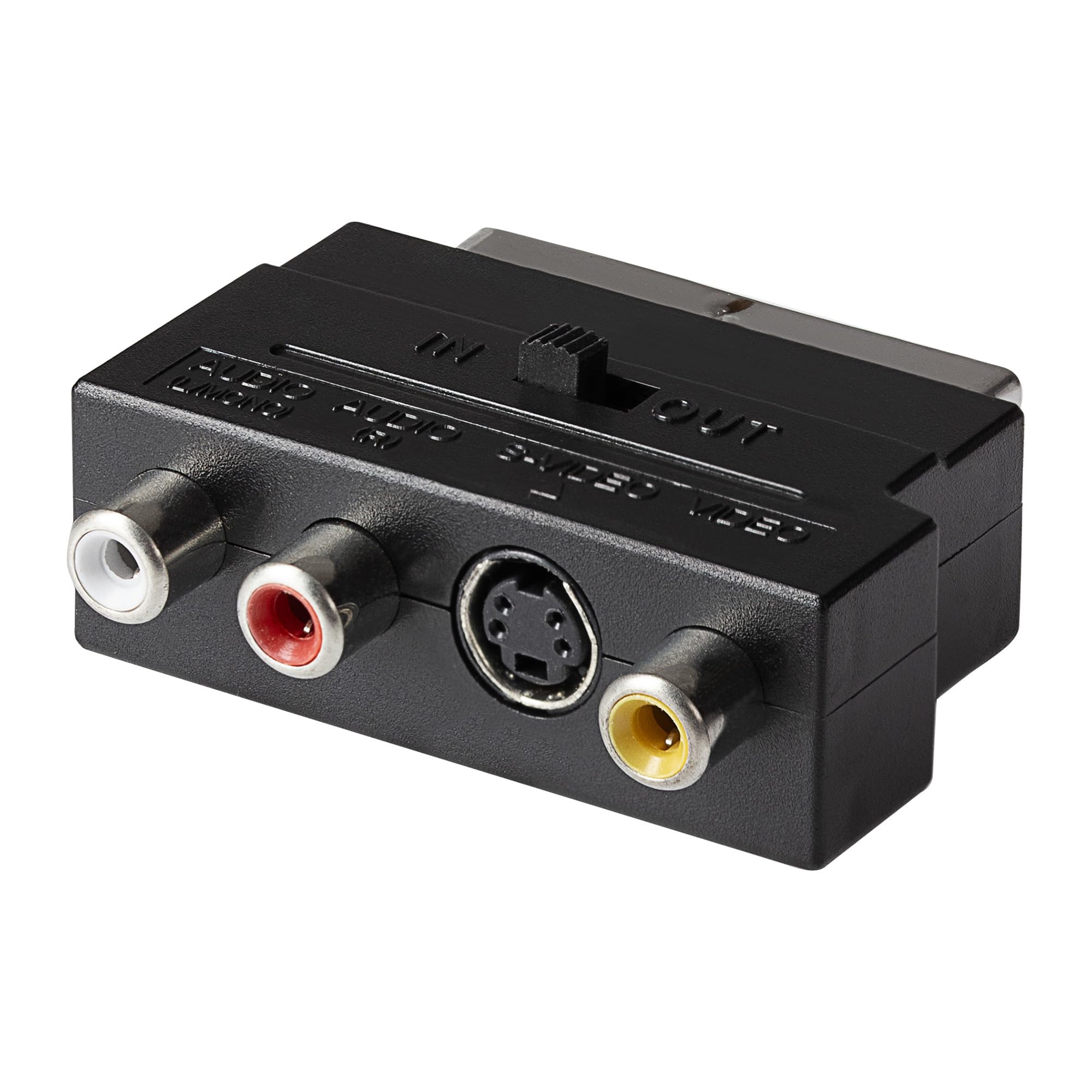 Maplin SCART to S-Video or Triple RCA Adapter