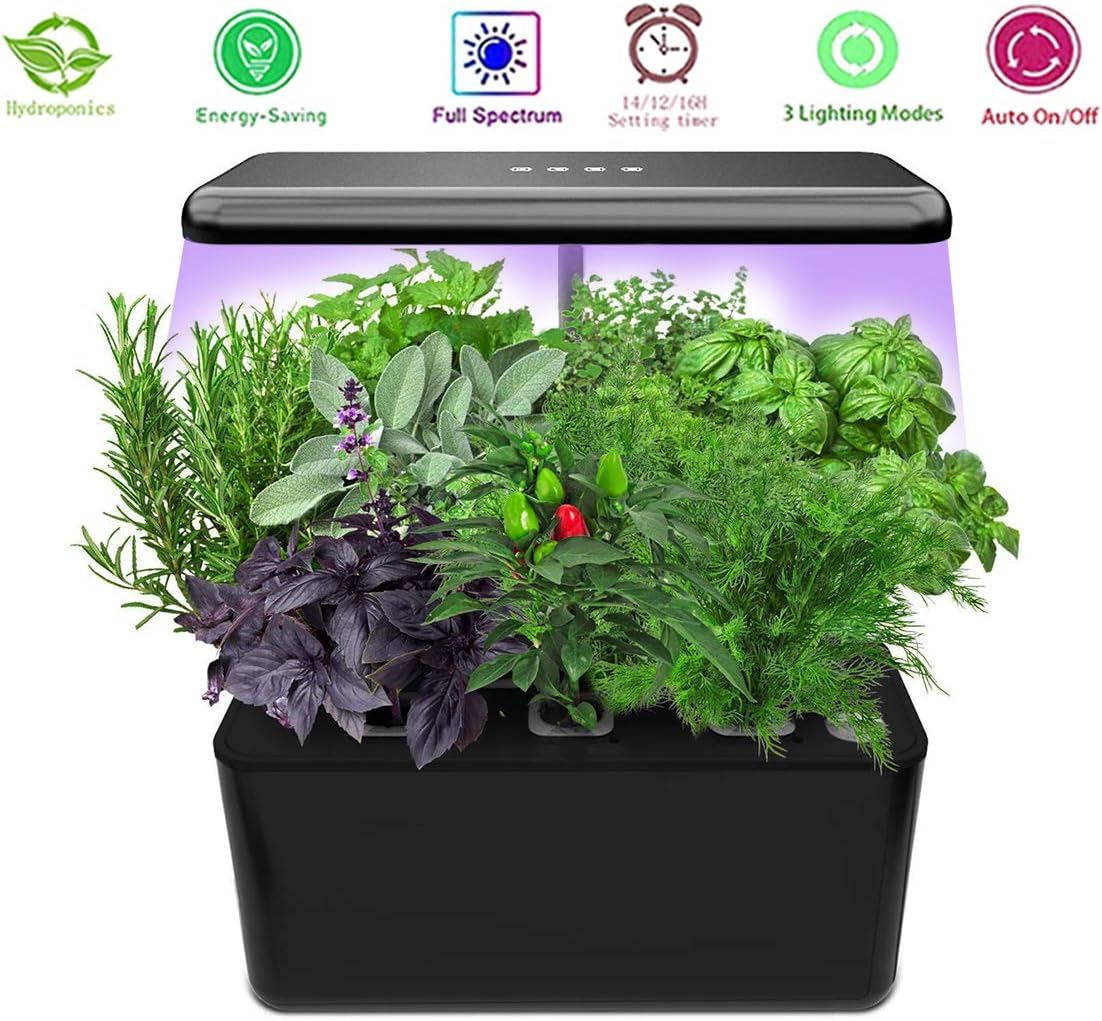 Germination Kits Patio Lawn Garden Hydroponics Growing System 4 Pot-silver Hydroponics Growing Nutrient Pot Kitseeds Not Included Indoor Herb Garden Growing Kit Beautybosscoid
