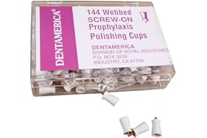 Dentamerica: Prophy Cups Screw-On 144/pkg-402