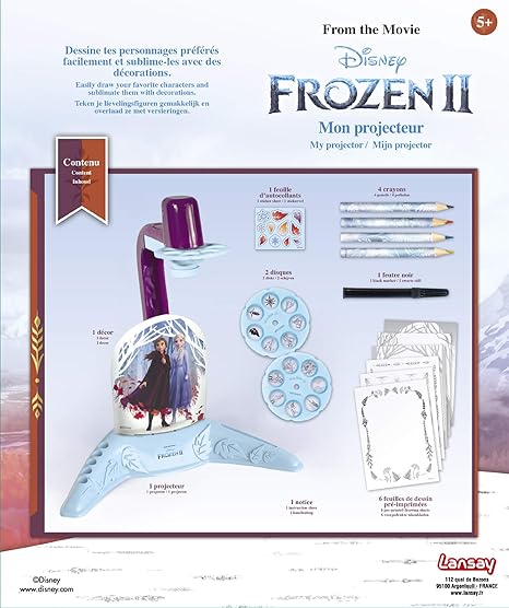 Toy Partner- Proyector Frozen II, Multicolor (25026)