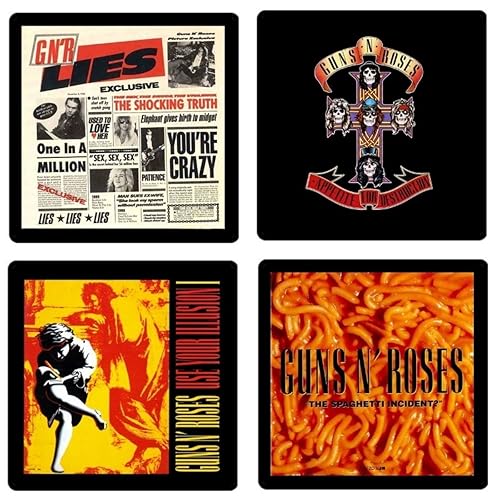 Amazon Com Guns N Roses Gnr Collectible Coaster Gift Set 1