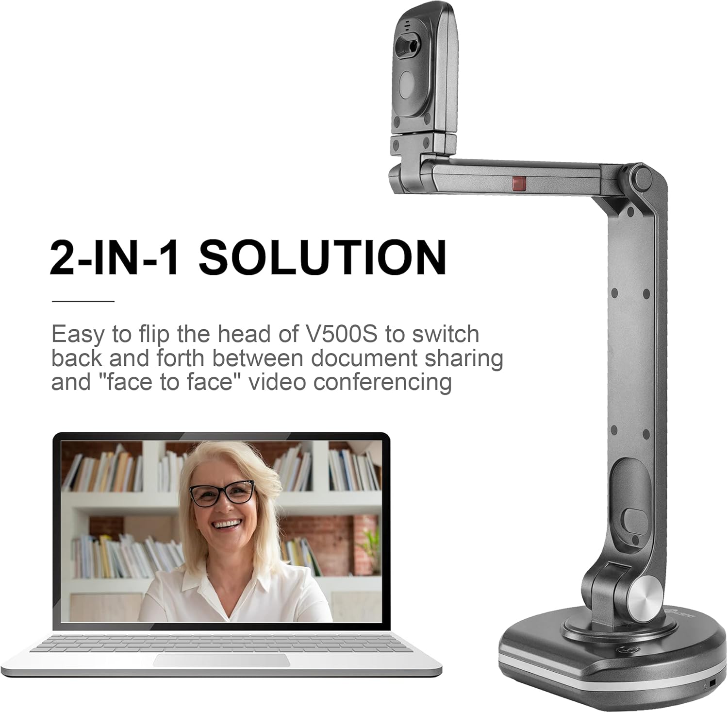 JOYUSING 8MP HD USB Document Camera for Teachers with Light, Mac, Windows, Chrome Compatible Excellent for Online Teaching, Distance Learning and Web Conferencing : Electronics