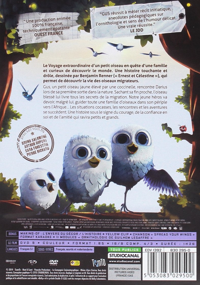 Gus Petit Oiseau Grand Voyage Amazonfr Christian De