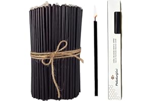 15 Natural Beeswax Taper Candles (20 cm × 0.6 cm) – Handmade Pure Beeswax Ritual & Wish Candles by Petekoğlu | 1 Hour Burn | 