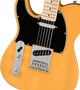 Fender Squier Affinity Telecaster Left-Handed Maple Fingerboard Butterscotch view 3